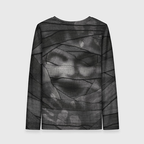 Женский лонгслив Бандаж мумии темный / 3D-принт – фото 2