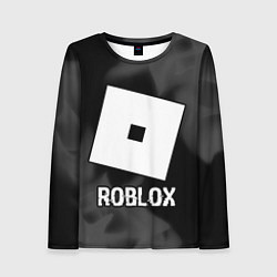 Лонгслив женский Roblox glitch на темном фоне, цвет: 3D-принт