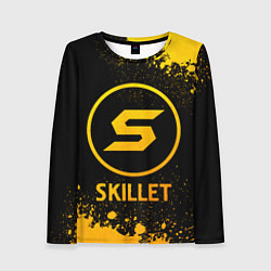 Женский лонгслив Skillet - gold gradient