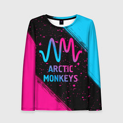 Женский лонгслив Arctic Monkeys - neon gradient