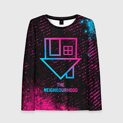 Лонгслив женский The Neighbourhood - neon gradient, цвет: 3D-принт