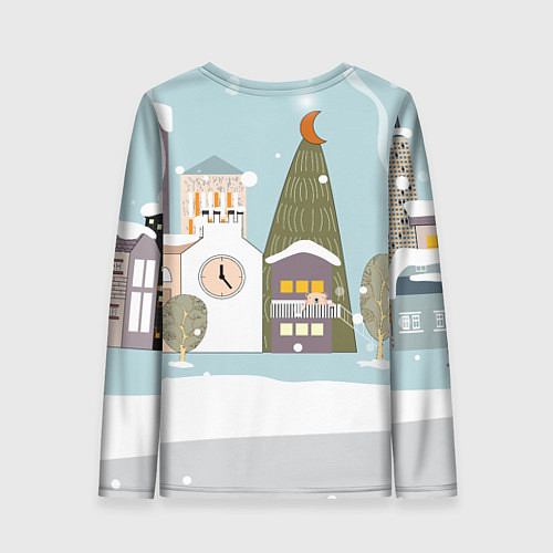 Женский лонгслив Северный дракон / 3D-принт – фото 2