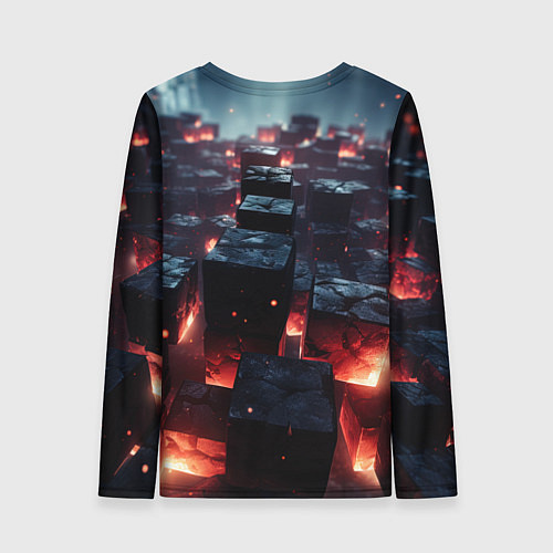 Женский лонгслив Гармония форм / 3D-принт – фото 2