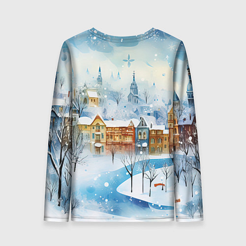 Женский лонгслив Лесной дракоша / 3D-принт – фото 2