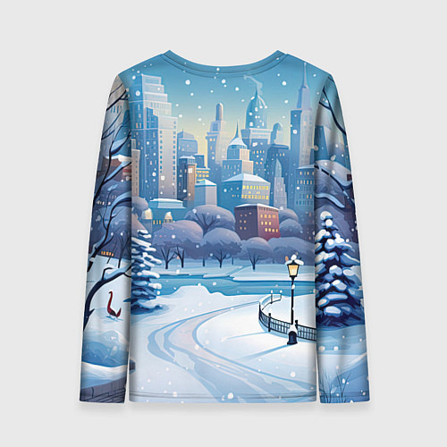 Женский лонгслив Маленький дракон Грин / 3D-принт – фото 2