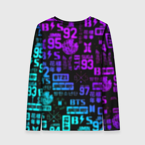 Женский лонгслив Маршмеллоу x BTS / 3D-принт – фото 2