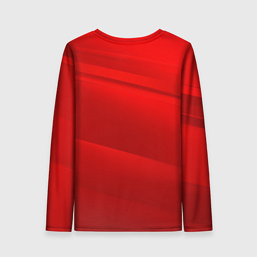 Женский лонгслив Дед Мороз с копьем и драконом / 3D-принт – фото 2