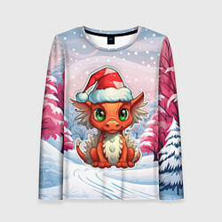 Женский лонгслив Символ нового 2024 года