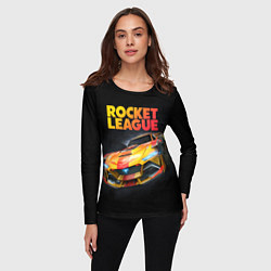 Лонгслив женский Rocket League - Tyranno GXT, цвет: 3D-принт — фото 2