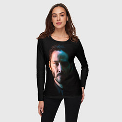 Лонгслив женский Keanu Charles Reeves, цвет: 3D-принт — фото 2