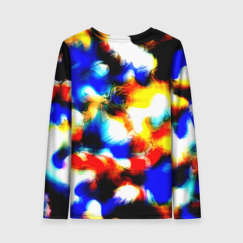 Женский лонгслив Sonic colors / 3D-принт – фото 2