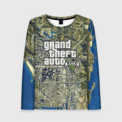 Женский лонгслив GTA 5 карта