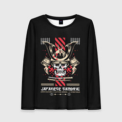 Лонгслив женский Japanese samurai streetwear, цвет: 3D-принт