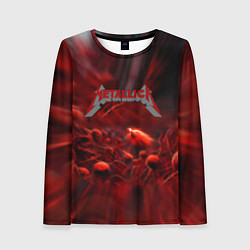 Лонгслив женский Metallica alboom band, цвет: 3D-принт