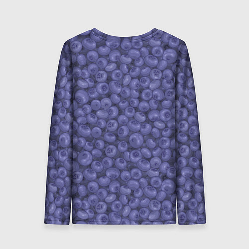 Женский лонгслив Черника ягода / 3D-принт – фото 2