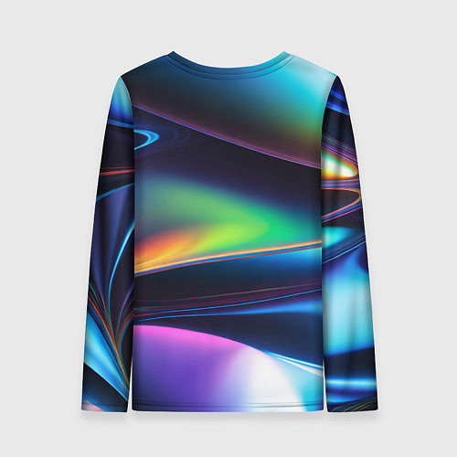 Женский лонгслив Голографический материал / 3D-принт – фото 2