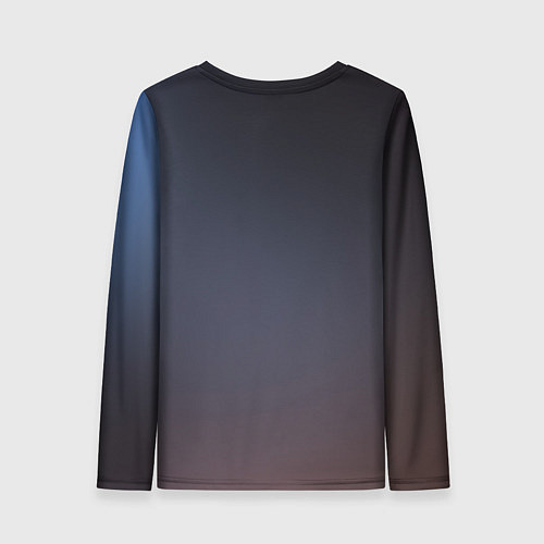 Женский лонгслив Логотип футбольный клуб Барселона / 3D-принт – фото 2