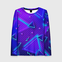 Женский лонгслив Neon Pattern colored