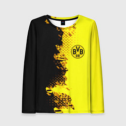 Женский лонгслив Borussia fc sport краски