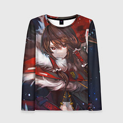 Лонгслив женский Touhou Project Рейму Winter, цвет: 3D-принт