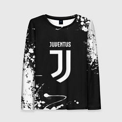 Женский лонгслив Juventus краски белые