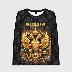 Женский лонгслив Russia gold