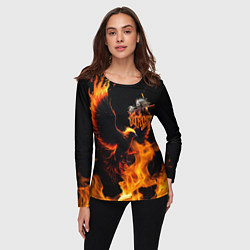 Лонгслив женский Феникс ария, цвет: 3D-принт — фото 2