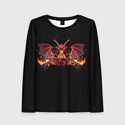 Женский лонгслив Дракон мастер - DnD