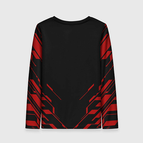 Женский лонгслив World war z текстура геометрия / 3D-принт – фото 2