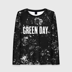 Лонгслив женский Green Day black ice, цвет: 3D-принт