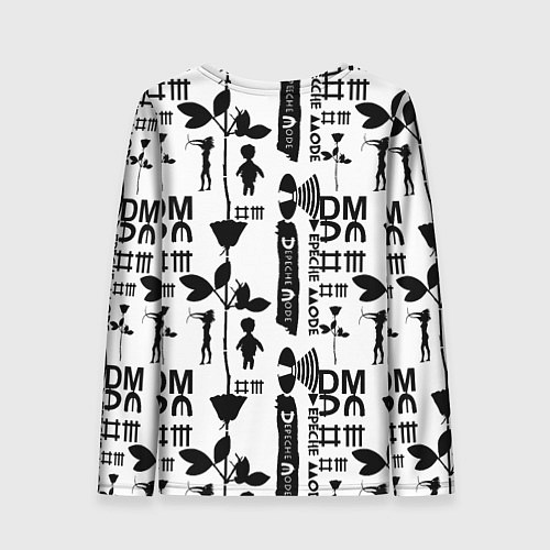 Женский лонгслив Depeche Mode DM music / 3D-принт – фото 2