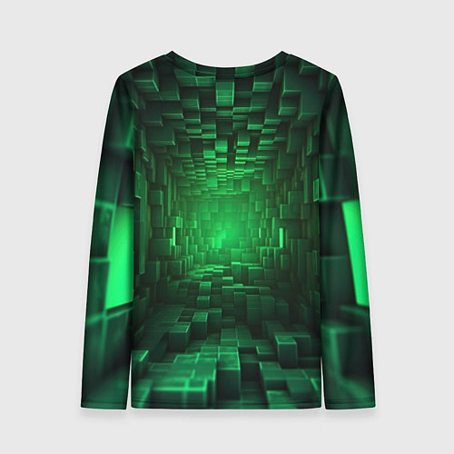 Женский лонгслив Minecraft matrix / 3D-принт – фото 2