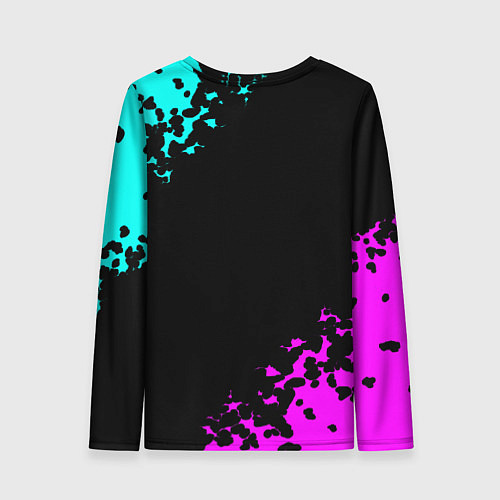 Женский лонгслив Фортнайт neon / 3D-принт – фото 2