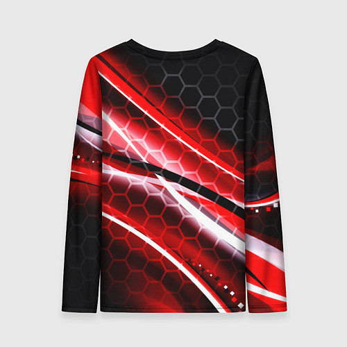Женский лонгслив Tekken 8 огненное лого файтинг / 3D-принт – фото 2