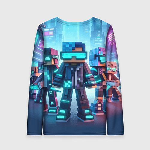 Женский лонгслив Minecraft - fantasy ai art / 3D-принт – фото 2