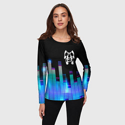 Лонгслив женский Deftones эквалайзер, цвет: 3D-принт — фото 2
