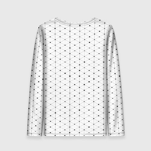 Женский лонгслив Sporting sport на светлом фоне посередине / 3D-принт – фото 2
