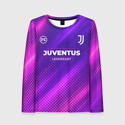 Женский лонгслив Juventus legendary sport grunge