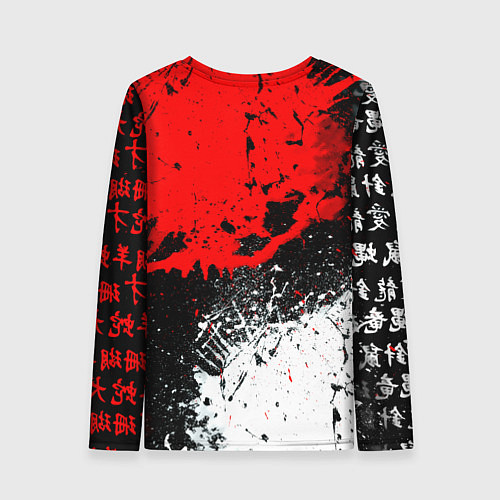 Женский лонгслив Psychopass anime текстура / 3D-принт – фото 2