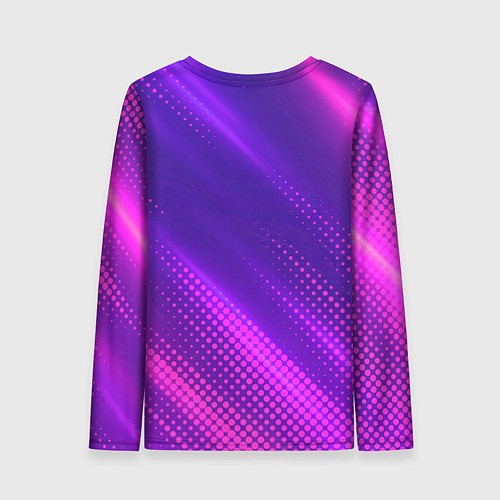 Женский лонгслив Leeds United legendary sport grunge / 3D-принт – фото 2