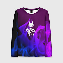 Женский лонгслив Stray неоновый огонь