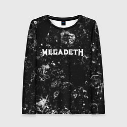 Женский лонгслив Megadeth black ice