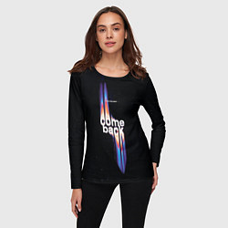 Лонгслив женский I hope you dont come back, цвет: 3D-принт — фото 2