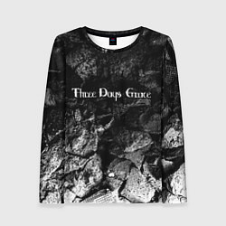 Лонгслив женский Three Days Grace black graphite, цвет: 3D-принт