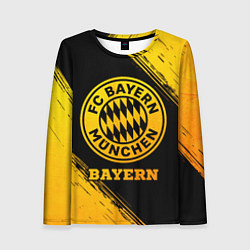 Женский лонгслив Bayern - gold gradient