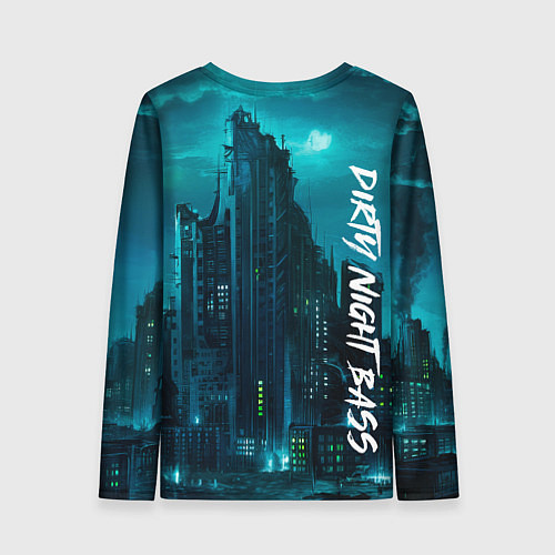 Женский лонгслив Dnb night / 3D-принт – фото 2