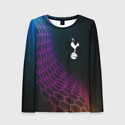 Лонгслив женский Tottenham футбольная сетка, цвет: 3D-принт