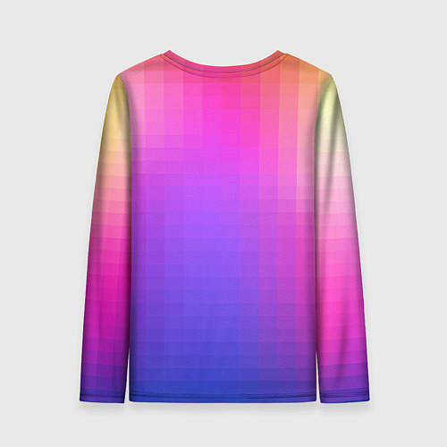 Женский лонгслив Gradient 8-bit / 3D-принт – фото 2