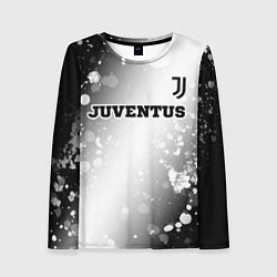 Женский лонгслив Juventus sport на светлом фоне посередине