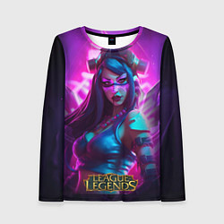 Лонгслив женский League Of Legends Akali Kda, цвет: 3D-принт